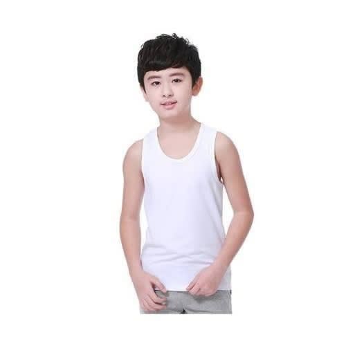 Boy's Singlet - 6 Pieces - White | Konga Online Shopping