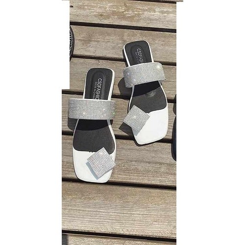latest flat slippers for ladies