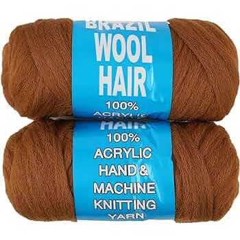 Brazilian Wool - 6 Pieces - Gold