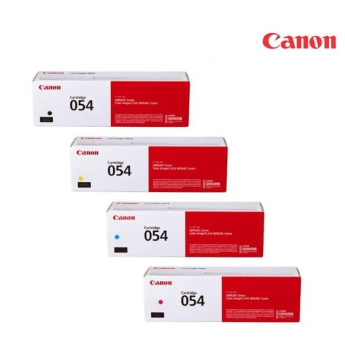 canon 054 magenta yellow cyan toner