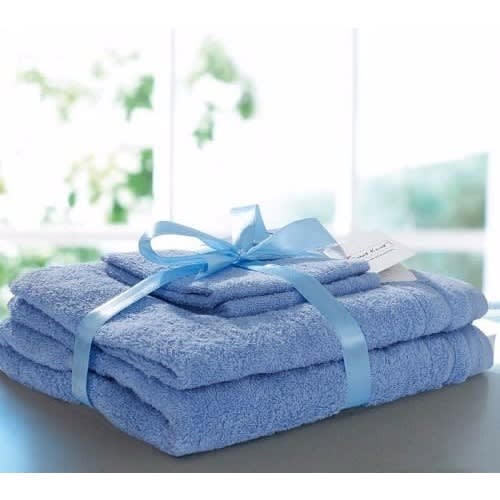 Blue Towel Gift Set Free Delivery 4pcs Konga Online Shopping