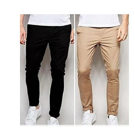 C & A 2-in-1 Bundle Men's Chinos Trouser - Black | Konga Online Shopping