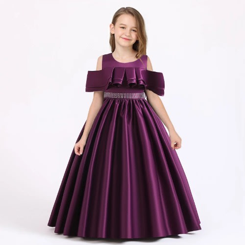 Big girls shop purple dress
