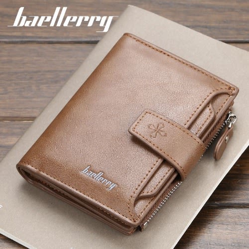 Men s Wallet Pocket Wallet Pu Leather Wallet Choco Konga