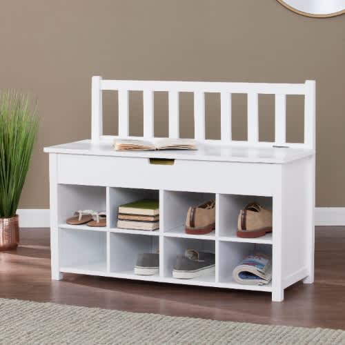 Handys Belwin Shoe Storage Bench White Konga Online Shopping