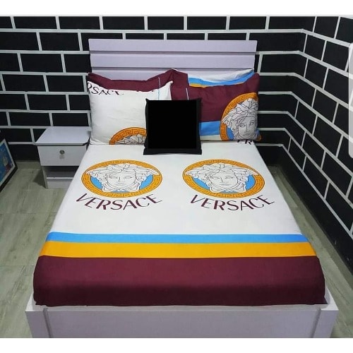 Inspired Versace Bedding Set Duvet Bed Spread And 4 Pillow Cases