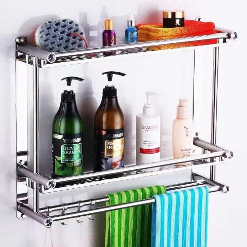 Stainless Steel Multi use Bathroom Rack Shelf Konga Online Shopping