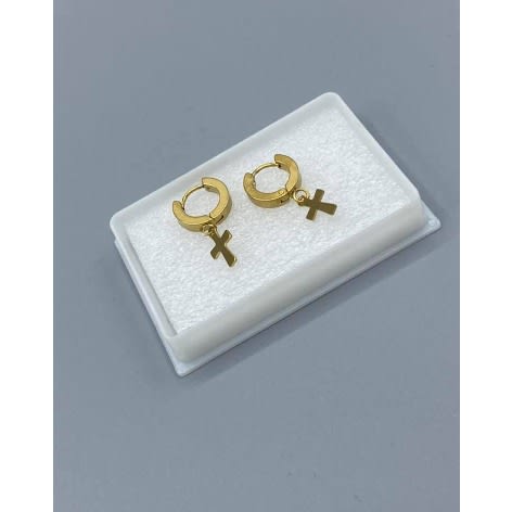 Drop down sales cross earring