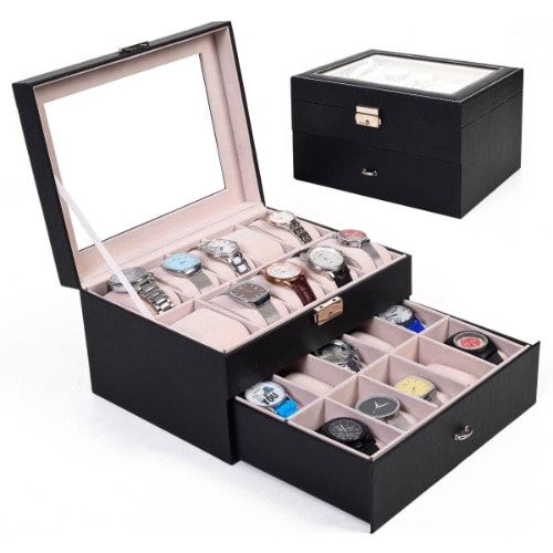 20 watch best sale display case