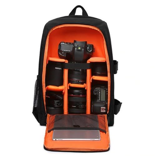 camera bag with laptop space