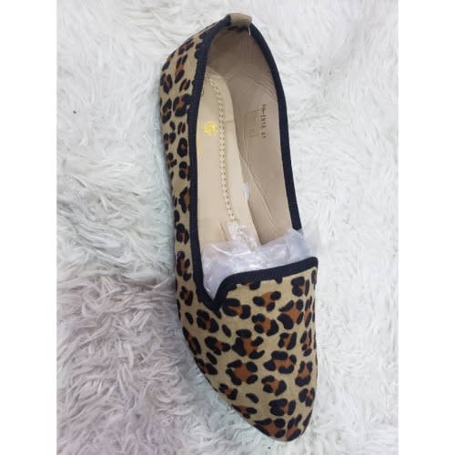Leopard Print Ladies Office Flat Shoe Konga Online Shopping