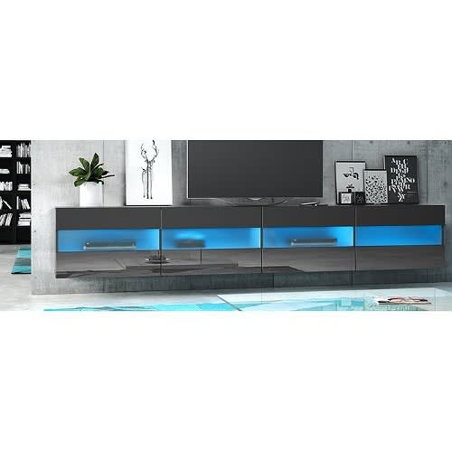 Floating Tv Stand For Tvs Up To 77 With Led Lighting Konga Online Shopping