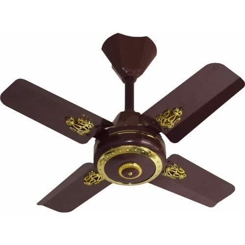 Sonik Short Blade 24 Ceiling Fan, Mistral 203cm Black 8 Blade Sweep Ceiling Fan