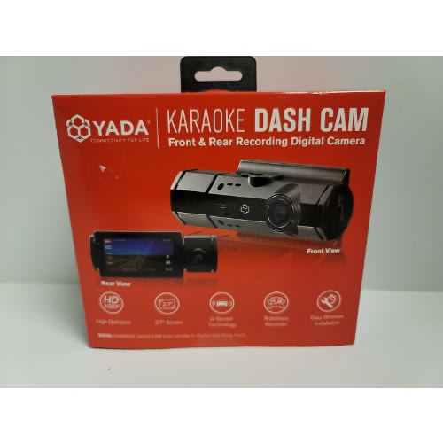 Yada Karaoke Dash Cam Front & Rear Recording Digital Car Camera