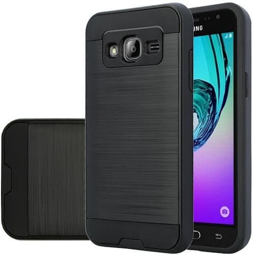 back case for samsung galaxy j5 prime black plus free tempered glass