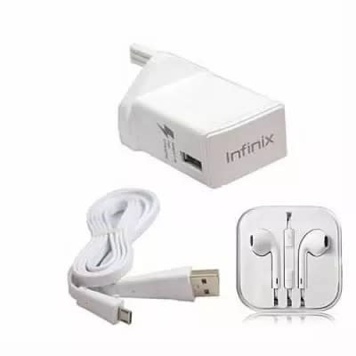 Super Fast Charger For Android Phones & Tablets With Fast Data Usb Cable +  Free Earphone | Konga Online Shopping