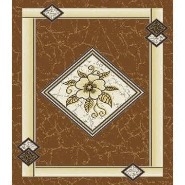 Nobel Feather Centre Rug 5035 Brown 3ft X 5ft Konga Online Shopping