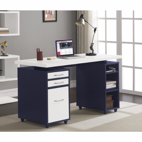 Handys Floating Top Desk Navy Blue Cream Konga Online Shopping