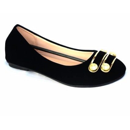 flat black shoes for girls
