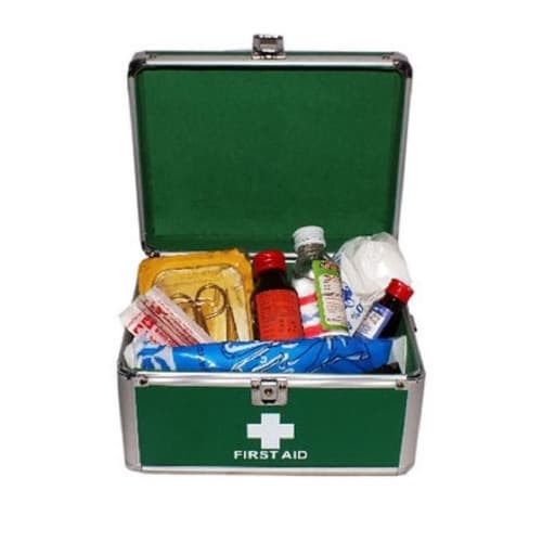 first aid boxes at work