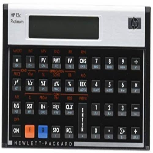 hp 12c financial calculator battery