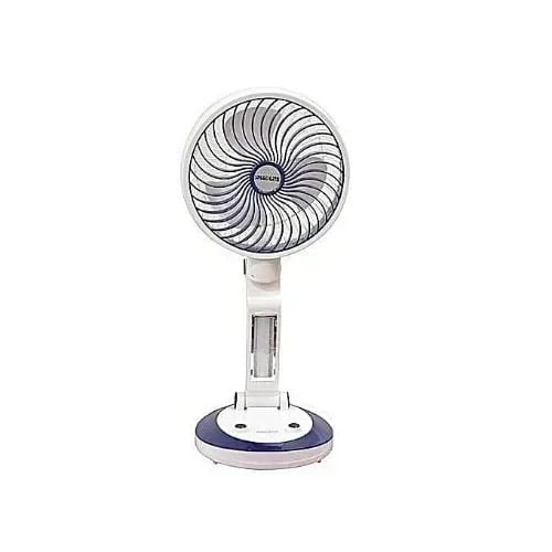 Supermoon rechargeable folding fan with shop led light