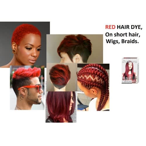 Unisex Permanent Hair Dye Red Konga Online Shopping