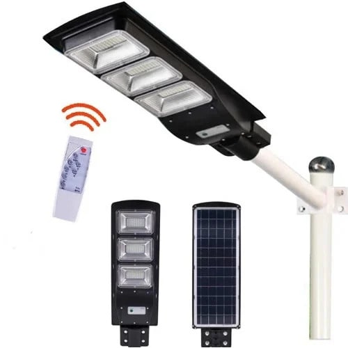 Solar light hotsell on a pole