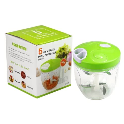 Manual Food Chopper 1000ML -Pink