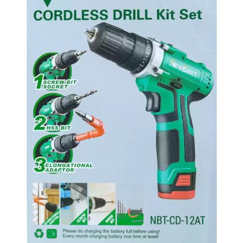 Newbeat Cordless Drill 12v Konga Online Shopping
