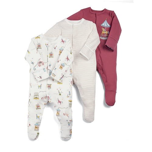 Tu 3 Pack Unisex Baby Sleepsuits Konga Online Shopping