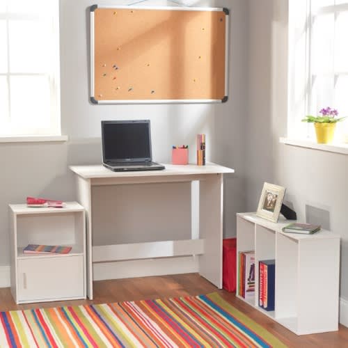 study table with bookshelf for kids