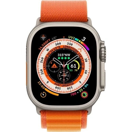 Watch Ultra (gps + Cellular) titanium Case With Alpine Loop - Orange - 49mm.