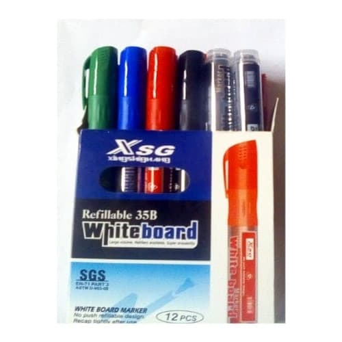 xsg refillable 35b whiteboard set of 12pieces refill set of 24pieces