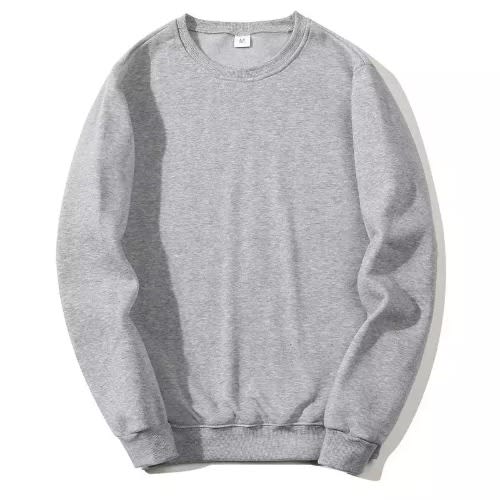 Plain gray sweatshirt top
