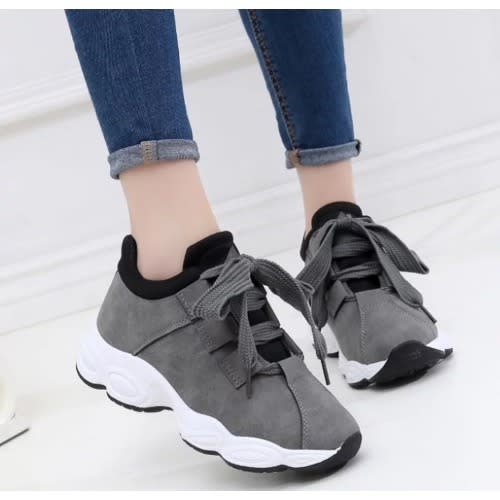 grey ladies sneakers
