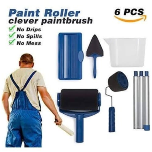 Roller Clever Paint Roller & Paintbrush Set 6 Pieces Konga Online