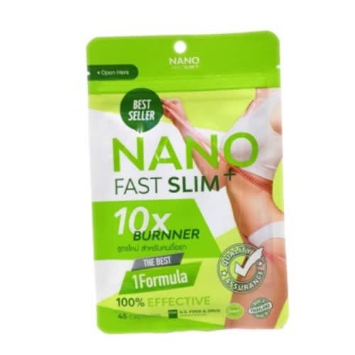 Nano Fast Slimming 10x Burner - 45 Capsules.