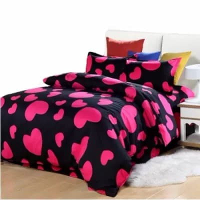 Love Heart Patterned Duvet Konga Online Shopping