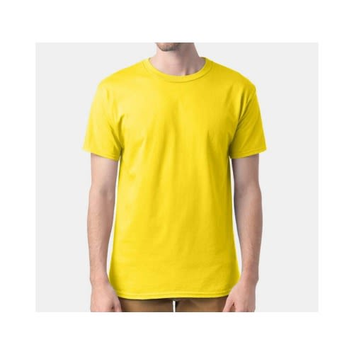 Yellow best sale plain shirt