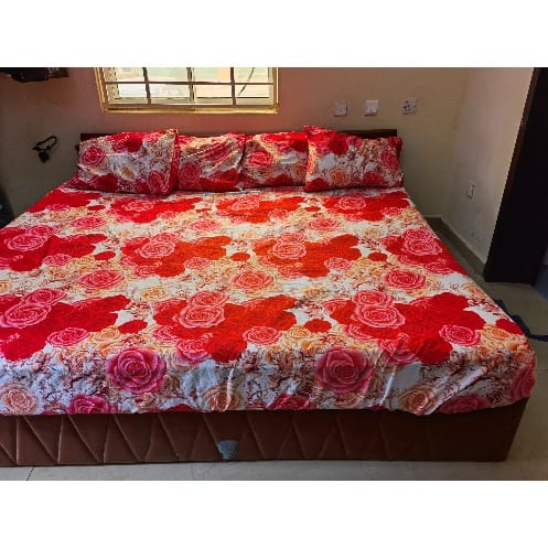 bedsheets with 4 pillow covers
