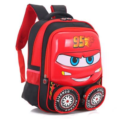 boys red backpack
