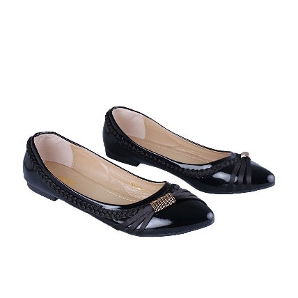 Aimeigao Ladies' Patent Flat Shoe 