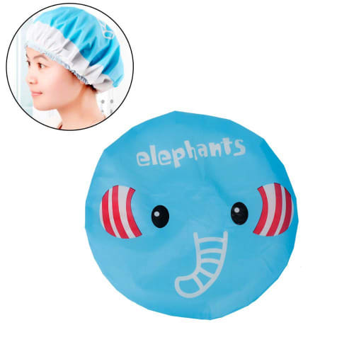 Elephant top shower cap