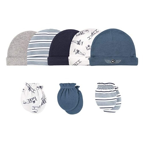 Hudson Baby Baby Cap And Scratch Mittens 7 Piece Set Konga Online Shopping