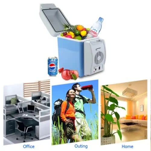 portable 7.5 l cooling and warming car refrigerator