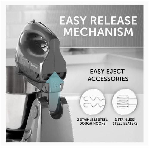 Breville Flow Collection 2in1 Hand & Stand Mixer With Turbo Function