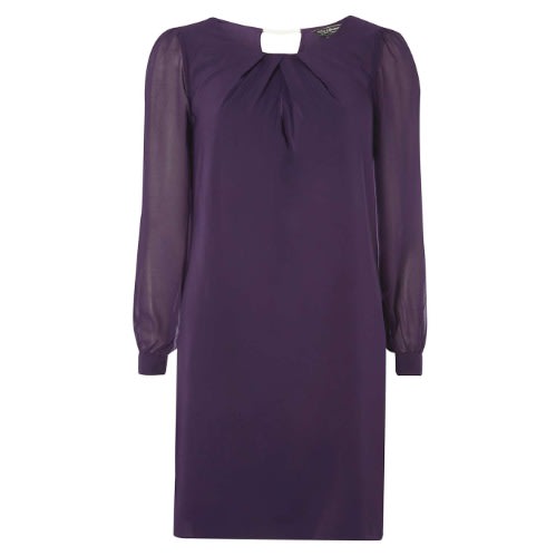 billie & blossom purple shift dress