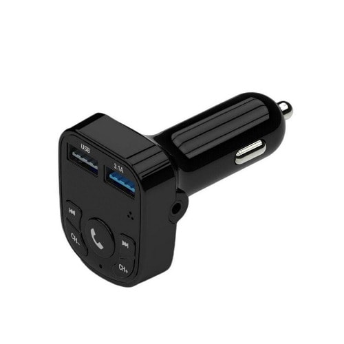 USB Car Charger Bluetooth Fm Transmitter Mp3 Player With Auxiliary Port