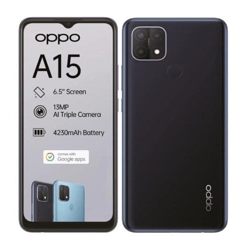 Oppo A15 Black 6 52 Hd 32gb Rom 2gb Ram Dual Sim 4g Lte 4230mah 13mp Konga Online Shopping